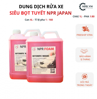 DUNG DỊCH RỬA XE SIÊU BỌT TUYẾT NPR JAPAN